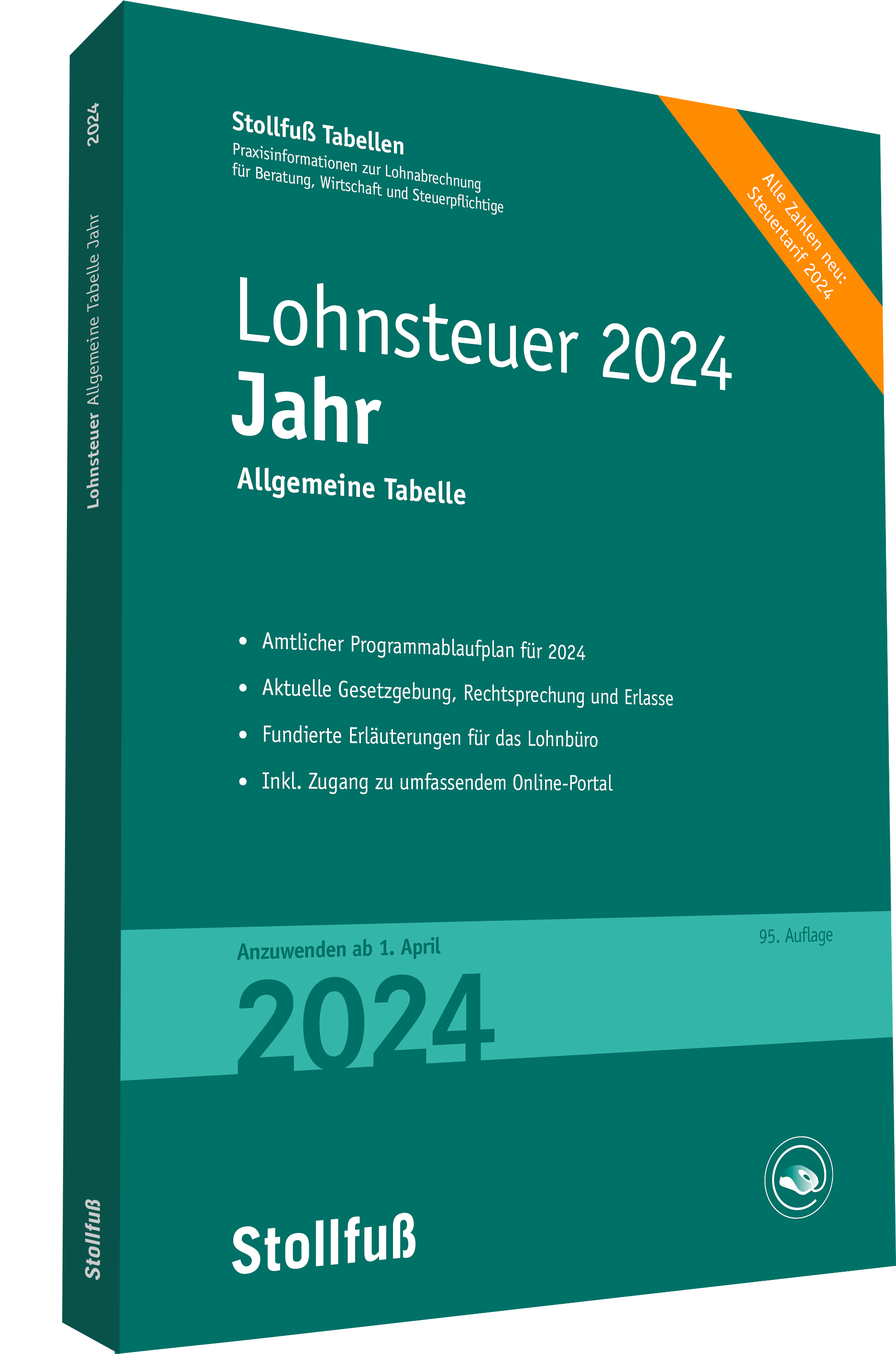 Tabelle, Lohnsteuer 2024 Jahr | Print | 9783083351245